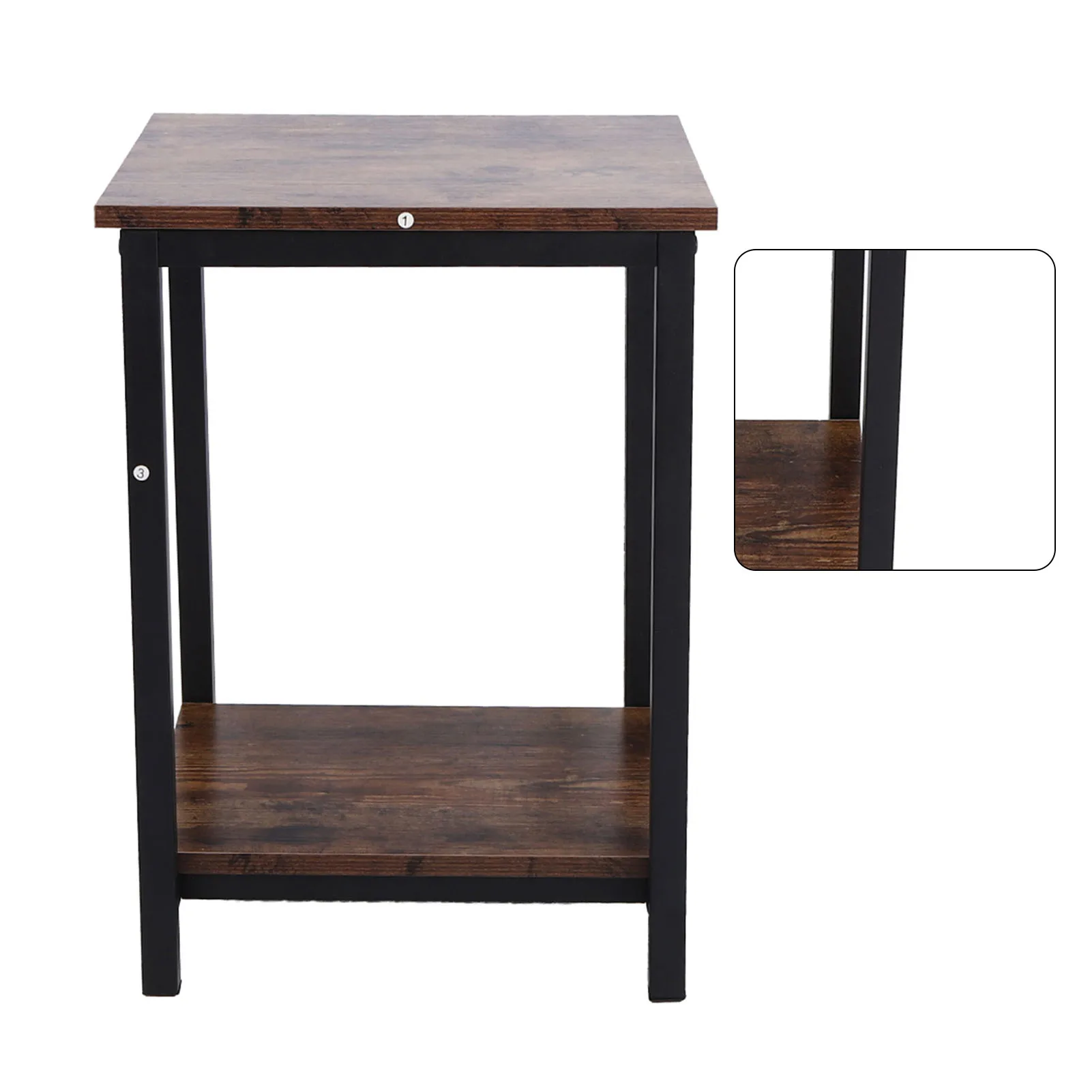 Living Room Desk Simple Double Layer Storage Cabinet Side Industrial Coffee End Table for Living Room Bedroom Household Supplies 
Living Room Desk Simple Double Layer Storage Cabinet Side Industrial Coffee End Table for Living Room Bedroom Household Supplies