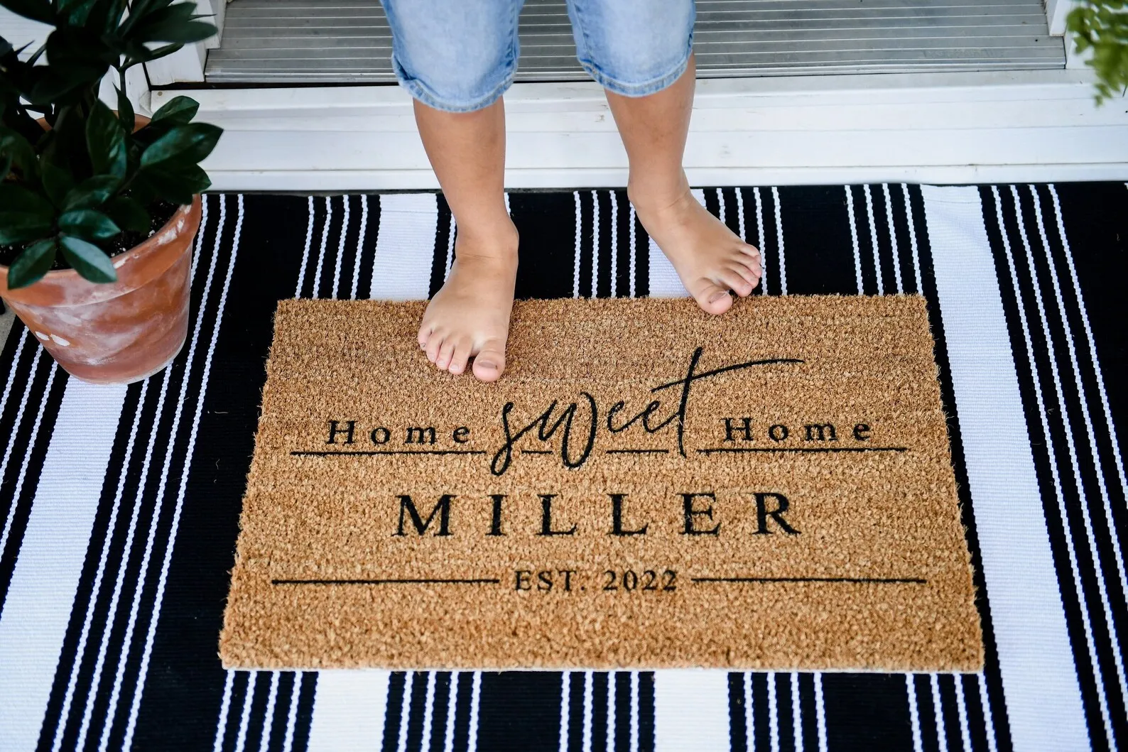 Customized Home Sweet Home Last Name Door Mat Personalized Housewarming Welcome Mat Newlywed Wedding Anniversary Family Gift
Customized Home Sweet Home Last Name Door Mat Personalized Housewarming Welcome Mat Newlywed Wedding Anniversary Family Gift