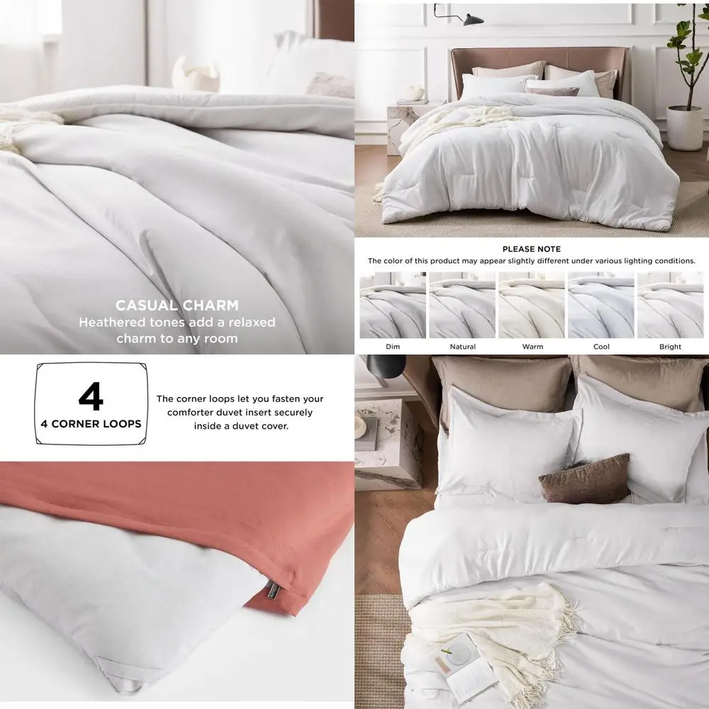 Серовато-белый комплект постельного белья размера Queen-Size - всесезонный, 3-х предметный, из ткани с катионным окрашиванием
Серовато-белый комплект постельного белья размера Queen-Size - всесезонный, 3-х предметный, из ткани с катионным окрашиванием