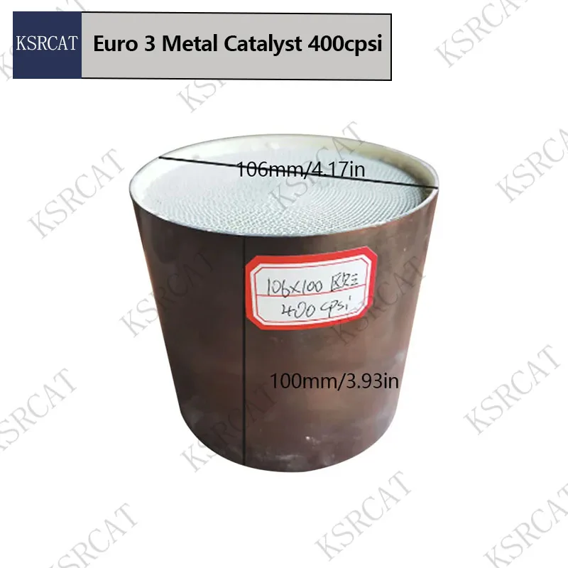 Универсальный металлический каталитический нейтрализатор 106*100 мм EURO 3, 400 ячеек, металлическая опора с высоким расходом плюс катализаторное покрытие
Универсальный металлический каталитический нейтрализатор 106*100 мм EURO 3, 400 ячеек, металлическая опора с высоким расходом плюс катализаторное покрытие