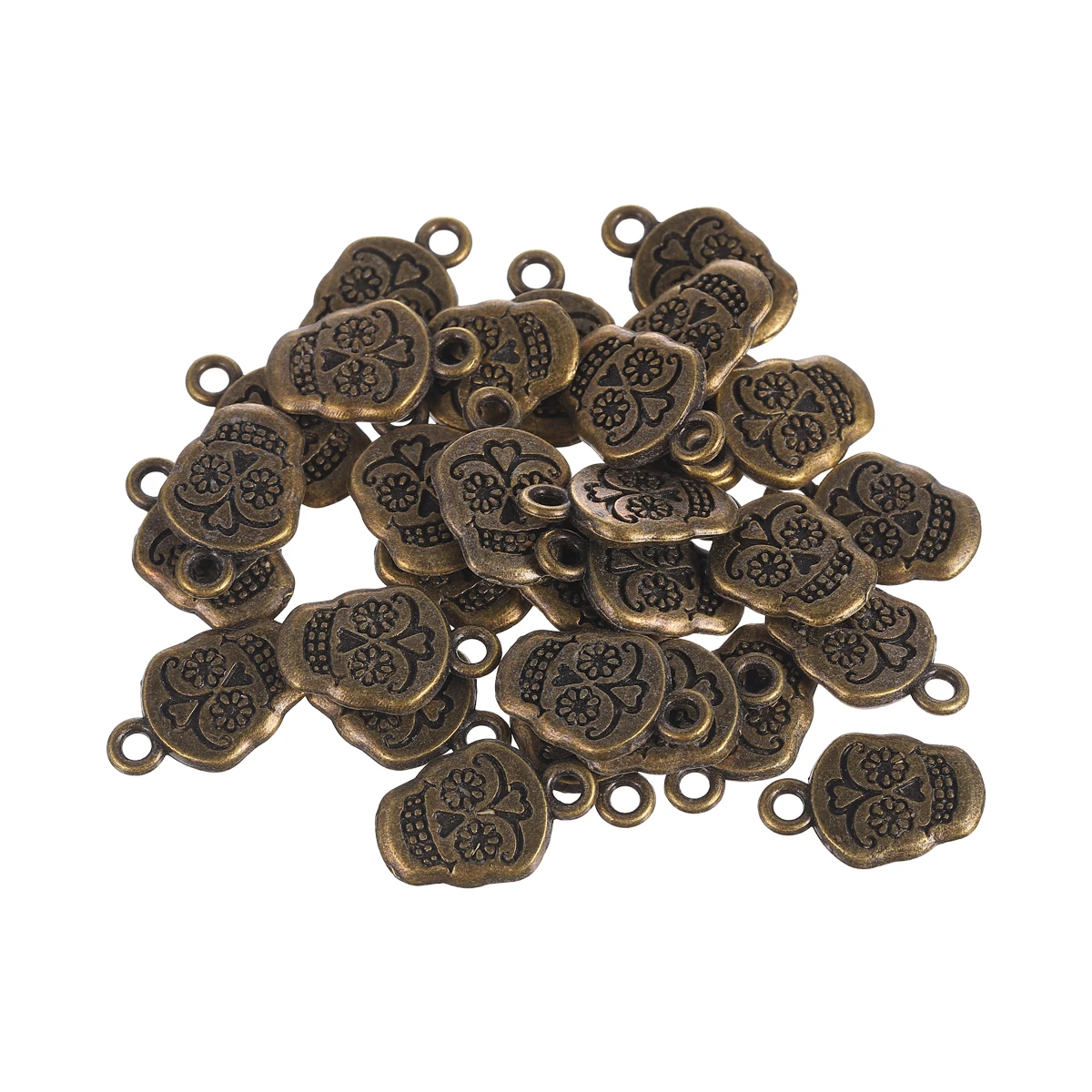 30 Pcs Jewelry Crafting Charms Vintage Alloy Pendant Halloween Skull Nail Man
30 Pcs Jewelry Crafting Charms Vintage Alloy Pendant Halloween Skull Nail Man