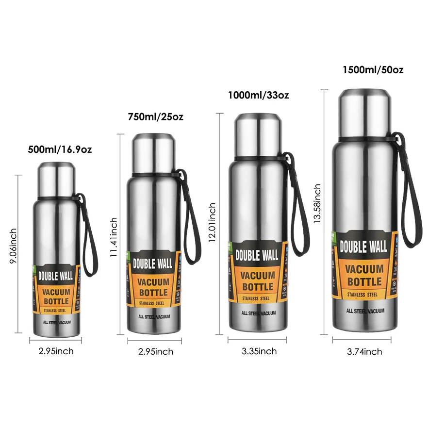304 Stainless Steel Thermos Bottle Lasting Thermos Bottle with Cover Cup Shoulder Rope Portable Hot Drink Fitness Cute Kettle
304 Stainless Steel Thermos Bottle Lasting Thermos Bottle with Cover Cup Shoulder Rope Portable Hot Drink Fitness Cute Kettle