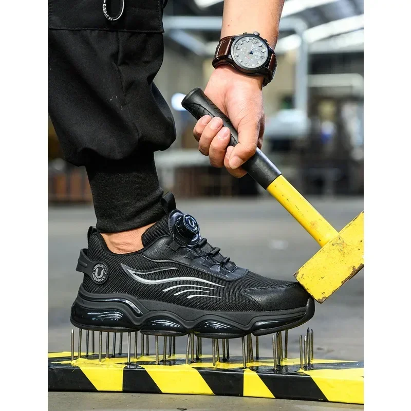 Safety Shoes Smashing and Piercing Indestructible Four Seasons Lightweight Breathable Steel Baotou Protective Work Shoes
Safety Shoes Smashing and Piercing Indestructible Four Seasons Lightweight Breathable Steel Baotou Protective Work Shoes