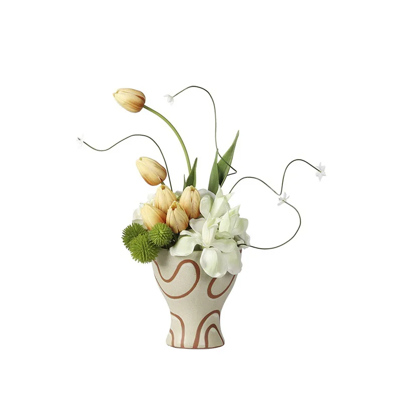 DSA Art Totem Line Ceramic Vase Coffee Table Dining Table Living Room Floral Art Wabi Sabi Wind Flower Ornament
DSA Art Totem Line Ceramic Vase Coffee Table Dining Table Living Room Floral Art Wabi Sabi Wind Flower Ornament
