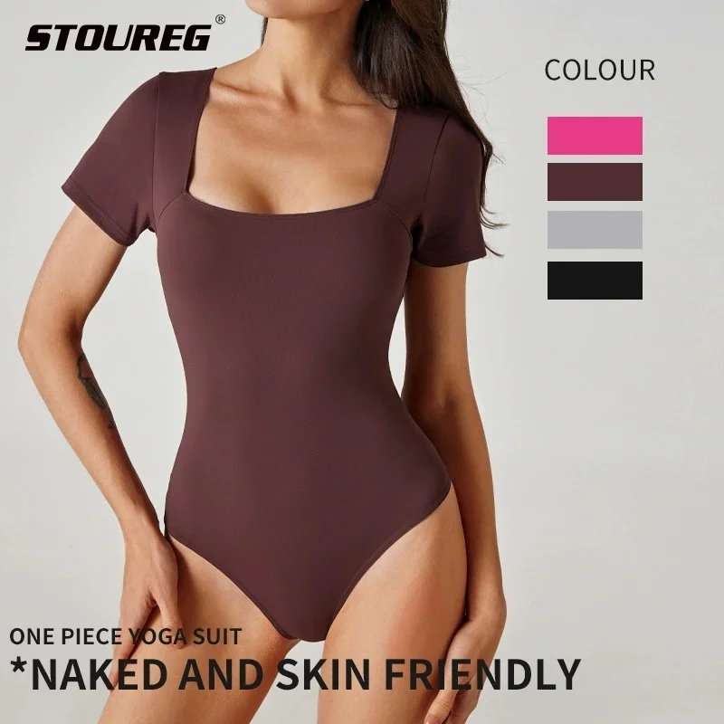 STOUREG New Nude Feeling Tight Yoga Clothes Women's Sleeveless Fitness Exercise Clothes Casual Dance Fitness Sports Onesie
STOUREG New Nude Feeling Tight Yoga Clothes Women's Sleeveless Fitness Exercise Clothes Casual Dance Fitness Sports Onesie