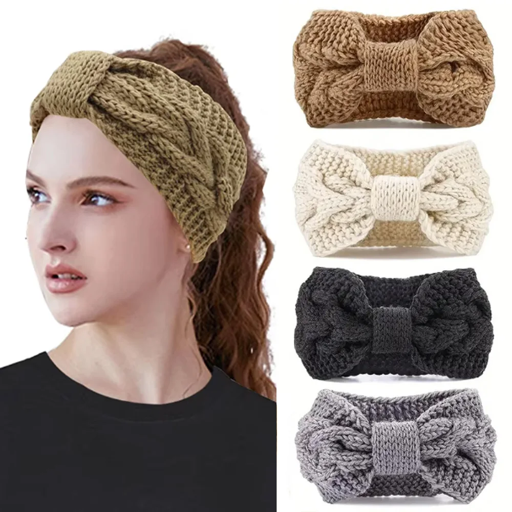 1Pc Winter Knitting Warm Headband Women Ear Warmer Elastic Hair Bands Twisted Knitted Hairband Turban Headwrap Hair Accessories
1Pc Winter Knitting Warm Headband Women Ear Warmer Elastic Hair Bands Twisted Knitted Hairband Turban Headwrap Hair Accessories