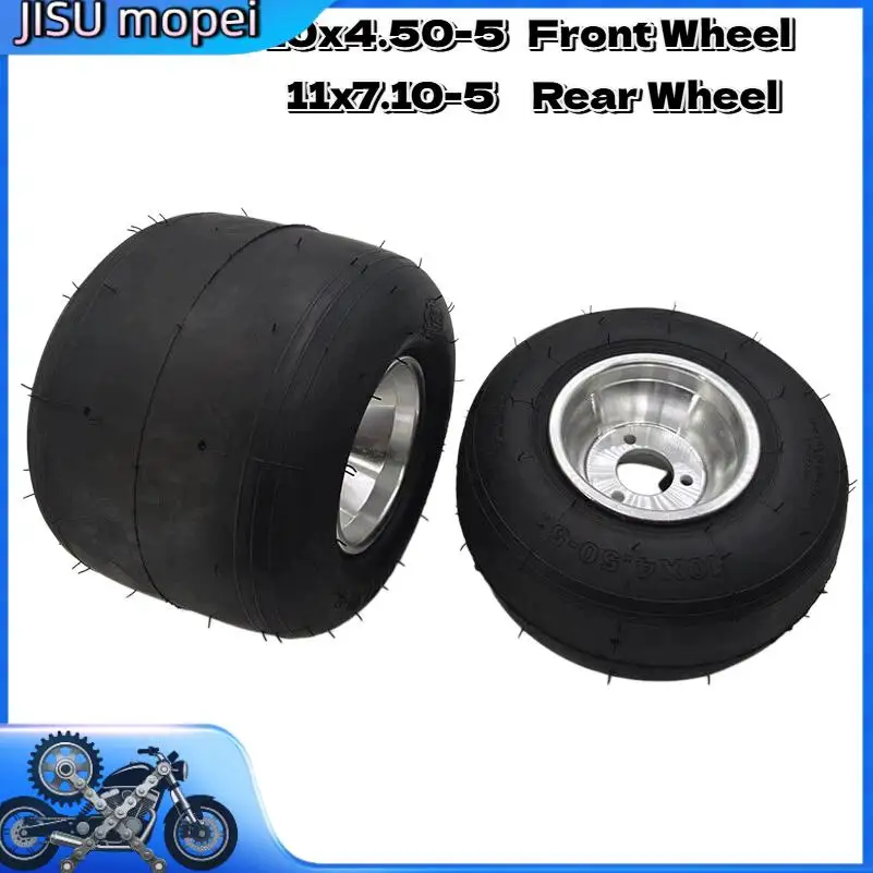 5'' 10x4.50-5 or 11x7.10-5 Slick Tire Wheel Rim for Drift Trike Go Kart Buggy
5'' 10x4.50-5 or 11x7.10-5 Slick Tire Wheel Rim for Drift Trike Go Kart Buggy