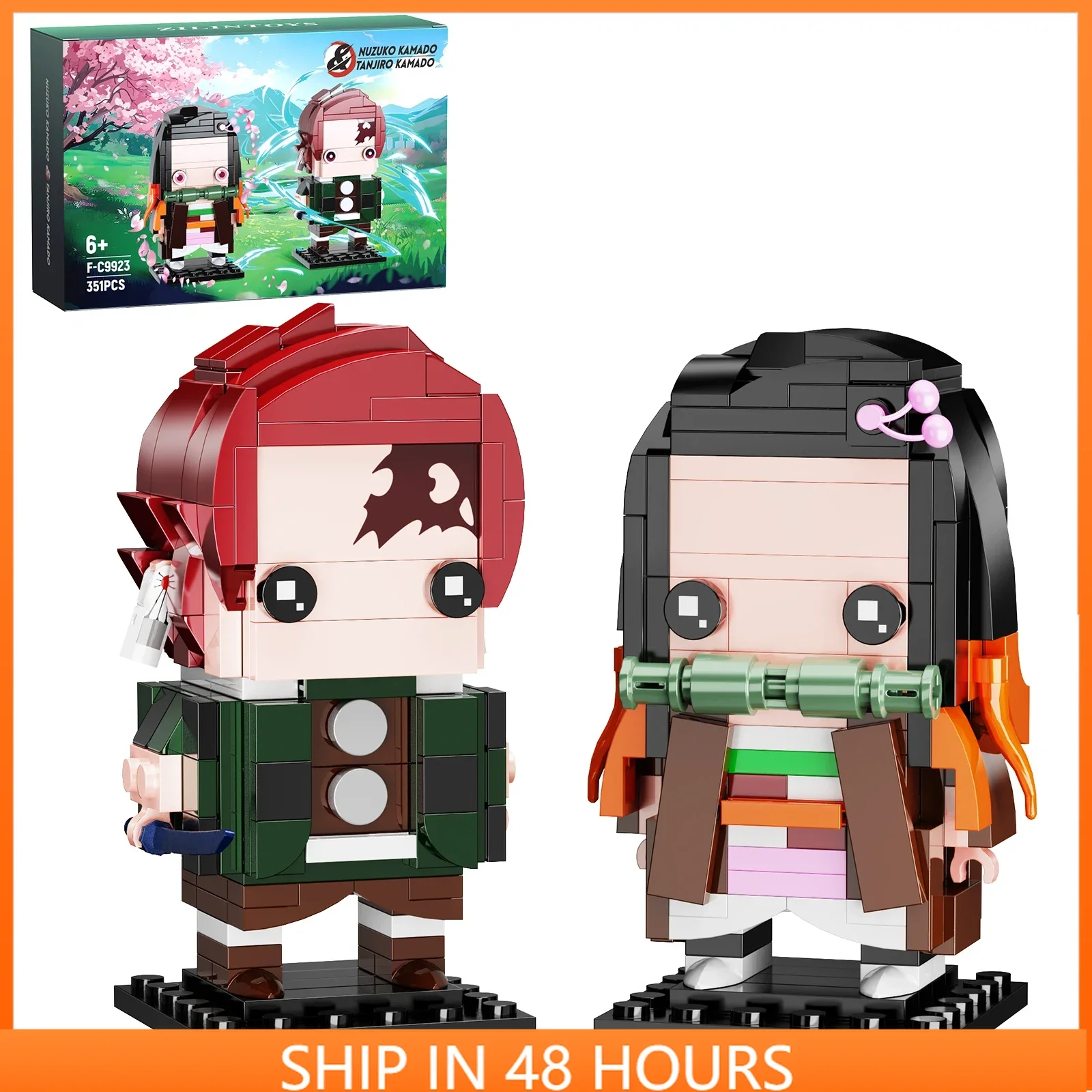 MOC Demoned Slayers Brickheadz Набор строительных блоков Япония Аниме Фильм Танджиро и Незуко Фигурки Кирпичи Игрушки Детские подарки (35 шт.)
MOC Demoned Slayers Brickheadz Набор строительных блоков Япония Аниме Фильм Танджиро и Незуко Фигурки Кирпичи Игрушки Детские подарки (35 шт.)