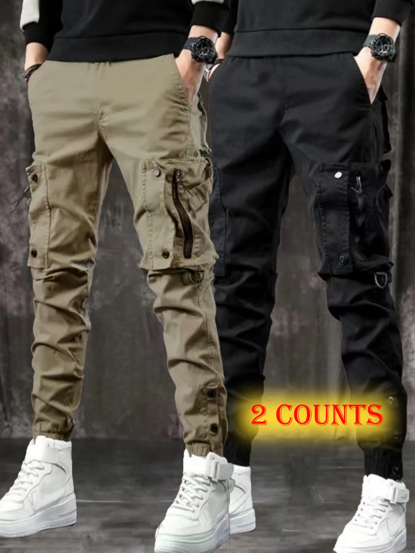 Spring Autumn New Style Elastic Waist Casual Pants for Men Stretch Straight Drawstring Harem Jogging Sports Long Pants Male
Spring Autumn New Style Elastic Waist Casual Pants for Men Stretch Straight Drawstring Harem Jogging Sports Long Pants Male