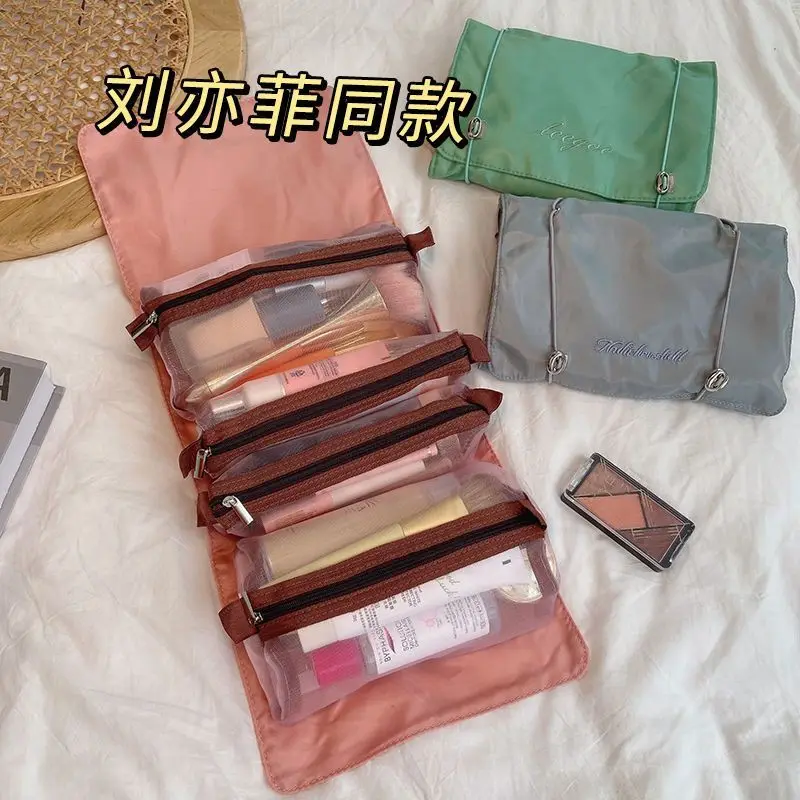 Korean Version Large-Capacity Portable Makeup Bag Travel Toiletries Bag with Detachable Eyebrow Pencil Storage
Korean Version Large-Capacity Portable Makeup Bag Travel Toiletries Bag with Detachable Eyebrow Pencil Storage