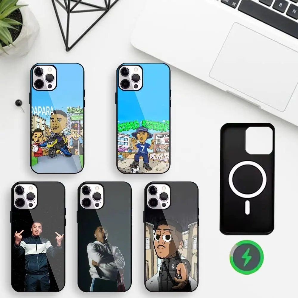 Dope Rap Charm Morad MDLR Phone Case For iPhone17,16,15,14,13,12,Wireless charging protective case soft cover
Dope Rap Charm Morad MDLR Phone Case For iPhone17,16,15,14,13,12,Wireless charging protective case soft cover