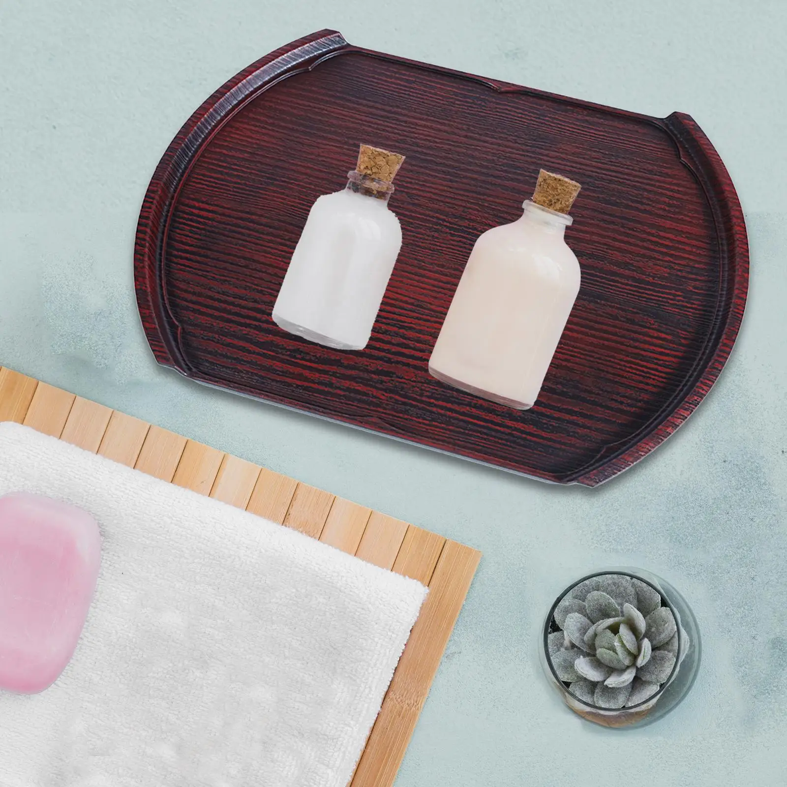 Decorative Tray Tea and Coffee Table Tray Multipurpose Moistureproof Serving Platter Snacks Plate for Bathroom Ornament Decor
Decorative Tray Tea and Coffee Table Tray Multipurpose Moistureproof Serving Platter Snacks Plate for Bathroom Ornament Decor