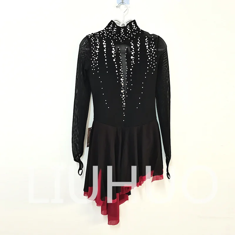 Платье для фигурного катания LIUHUO, элегантное, ручной работы, с кристаллами, длинными рукавами, для соревнований, для девочек и женщин, BD1139
Платье для фигурного катания LIUHUO, элегантное, ручной работы, с кристаллами, длинными рукавами, для соревнований, для девочек и женщин, BD1139