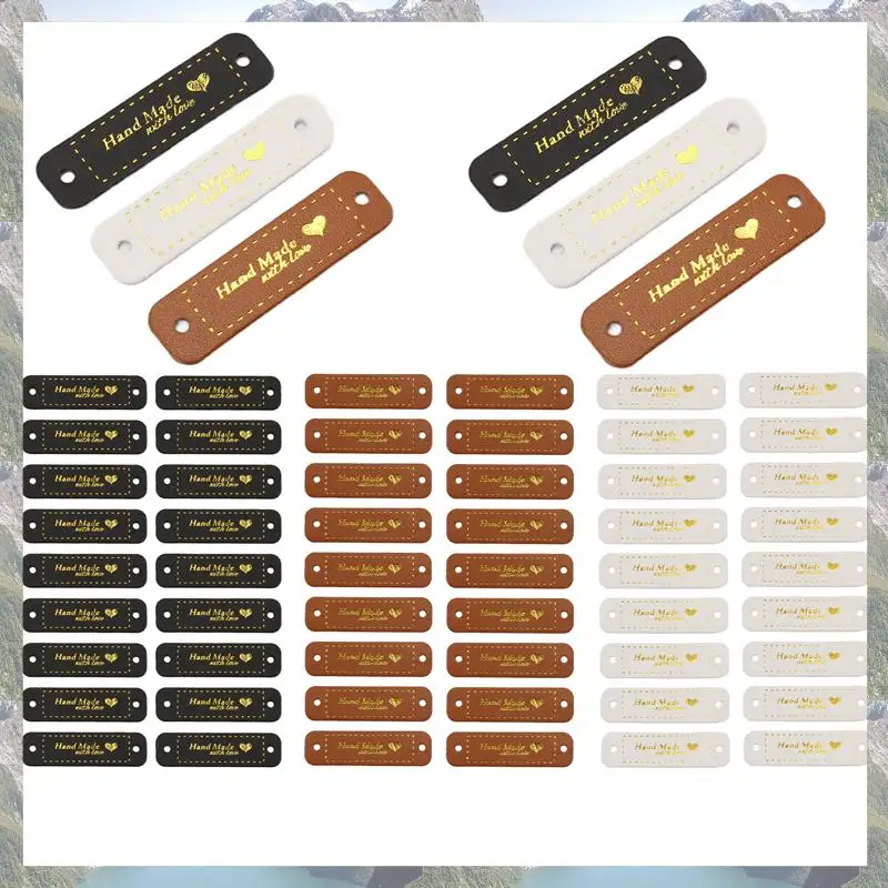 2025 трендовые 60 шт., бирки ручной работы из искусственной кожи, пришивные этикетки, украшения, вязаные аксессуары с отверстиями для поделок своими руками
2025 трендовые 60 шт., бирки ручной работы из искусственной кожи, пришивные этикетки, украшения, вязаные аксессуары с отверстиями для поделок своими руками