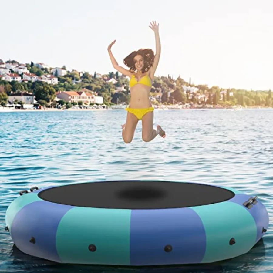 Надувной водный батут для озера с электрическим насосом, веревочной лестницей, сверхпрочный синий батут для взрослых, плавающий водный батут для прыжков
Надувной водный батут для озера с электрическим насосом, веревочной лестницей, сверхпрочный синий батут для взрослых, плавающий водный батут для прыжков
