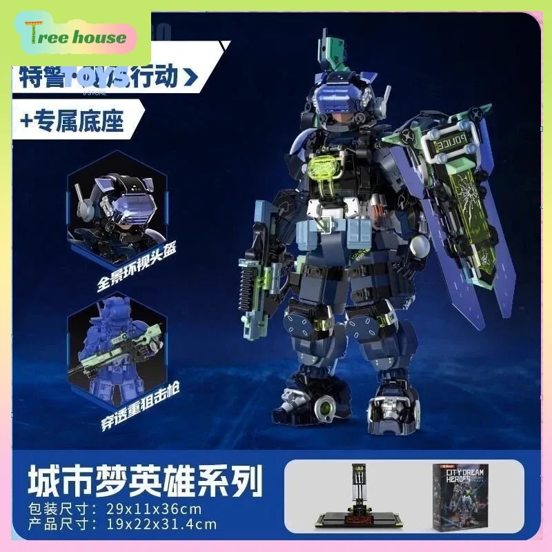 iBlock City Dream Heroes Healing Angel Nurse Mecha Building Blocks Collectible Gift for Kids Display Great Gift for Boys
iBlock City Dream Heroes Healing Angel Nurse Mecha Building Blocks Collectible Gift for Kids Display Great Gift for Boys