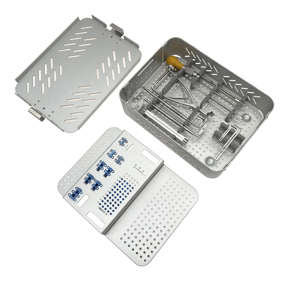 Animal Tibial Surgery Veterinary Orthopedic Surgical TTA Rapid Cage With Screws Cruciate rupture Recovery instrument set
Animal Tibial Surgery Veterinary Orthopedic Surgical TTA Rapid Cage With Screws Cruciate rupture Recovery instrument set