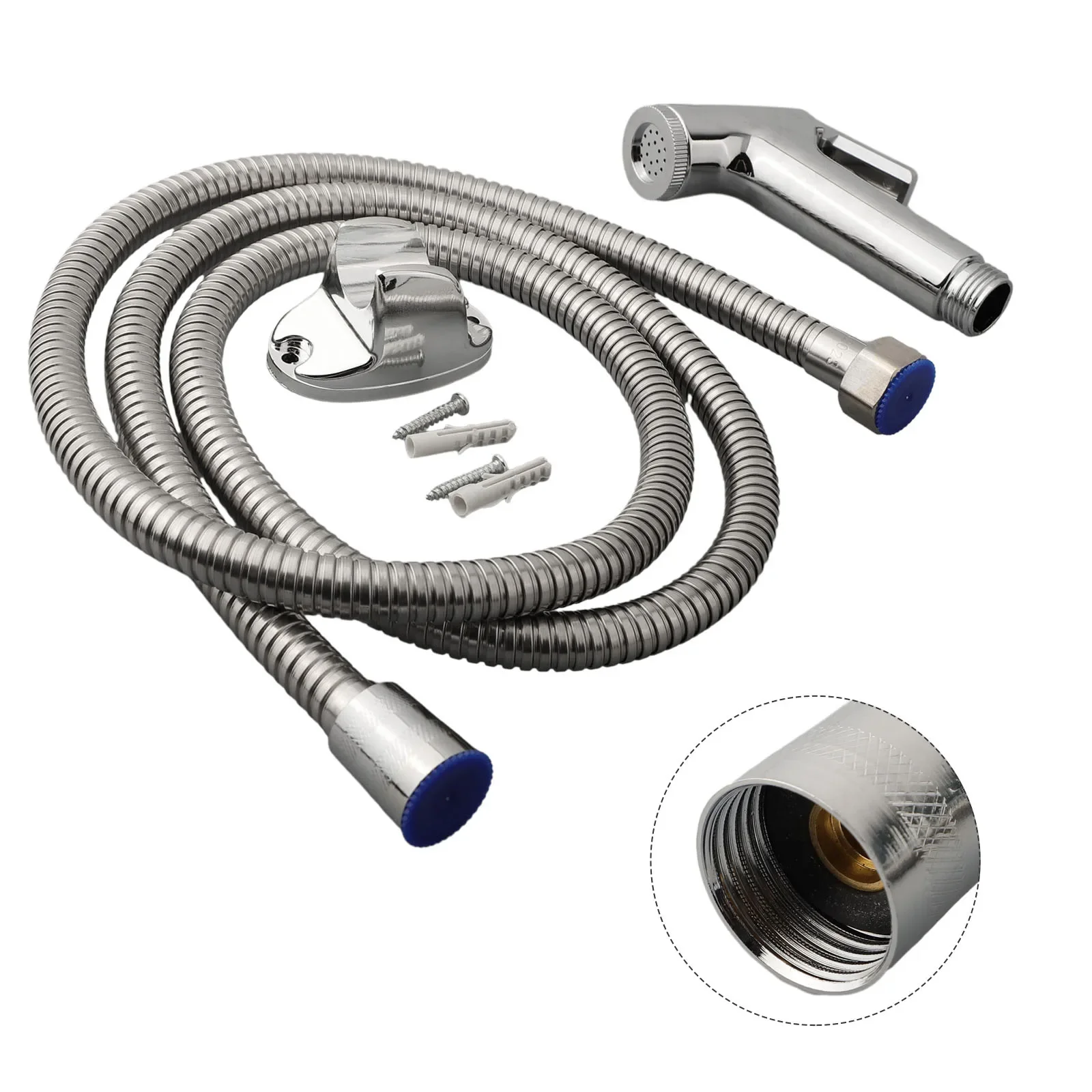 Handheld Toilet Hygiene Spray with Chrome Finish Wall Bracket Stainless Steel Hose and ABS Nozzle for Daily Cleansing
Handheld Toilet Hygiene Spray with Chrome Finish Wall Bracket Stainless Steel Hose and ABS Nozzle for Daily Cleansing