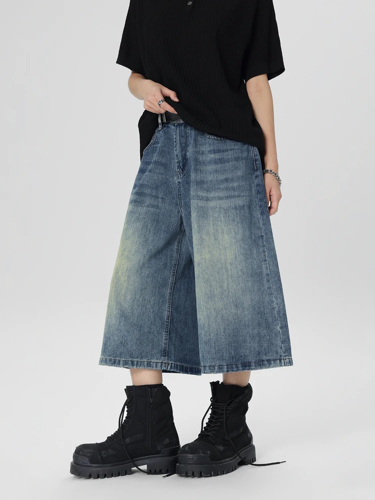 JIINOO Винтаж Bamboo Node Джинсовые орты с высокой талией Мужчины Женщины Clean Fit Американский Ретро Широкие ноги Seven orts Повседневный хлопок
JIINOO Винтаж Bamboo Node Джинсовые орты с высокой талией Мужчины Женщины Clean Fit Американский Ретро Широкие ноги Seven orts Повседневный хлопок