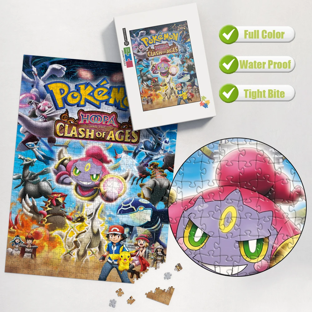 Pokemon Hoopa and The Clash of Ages Jigsaw Puzzles Educational Brain Training Toy Movie Poster Puzzle Gift for Kids & Collector
Pokemon Hoopa and The Clash of Ages Jigsaw Puzzles Educational Brain Training Toy Movie Poster Puzzle Gift for Kids & Collector