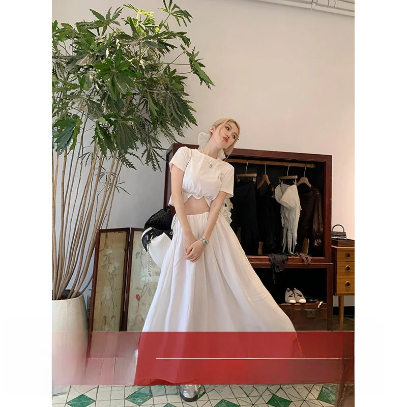 Romantic Oxygen Heavyweight Silk White High Waist A-Line Midi Skirt Women's New 2024 Summer f Body Skirt Pure Color Commut...
Romantic Oxygen Heavyweight Silk White High Waist A-Line Midi Skirt Women's New 2024 Summer f Body Skirt Pure Color Commut...