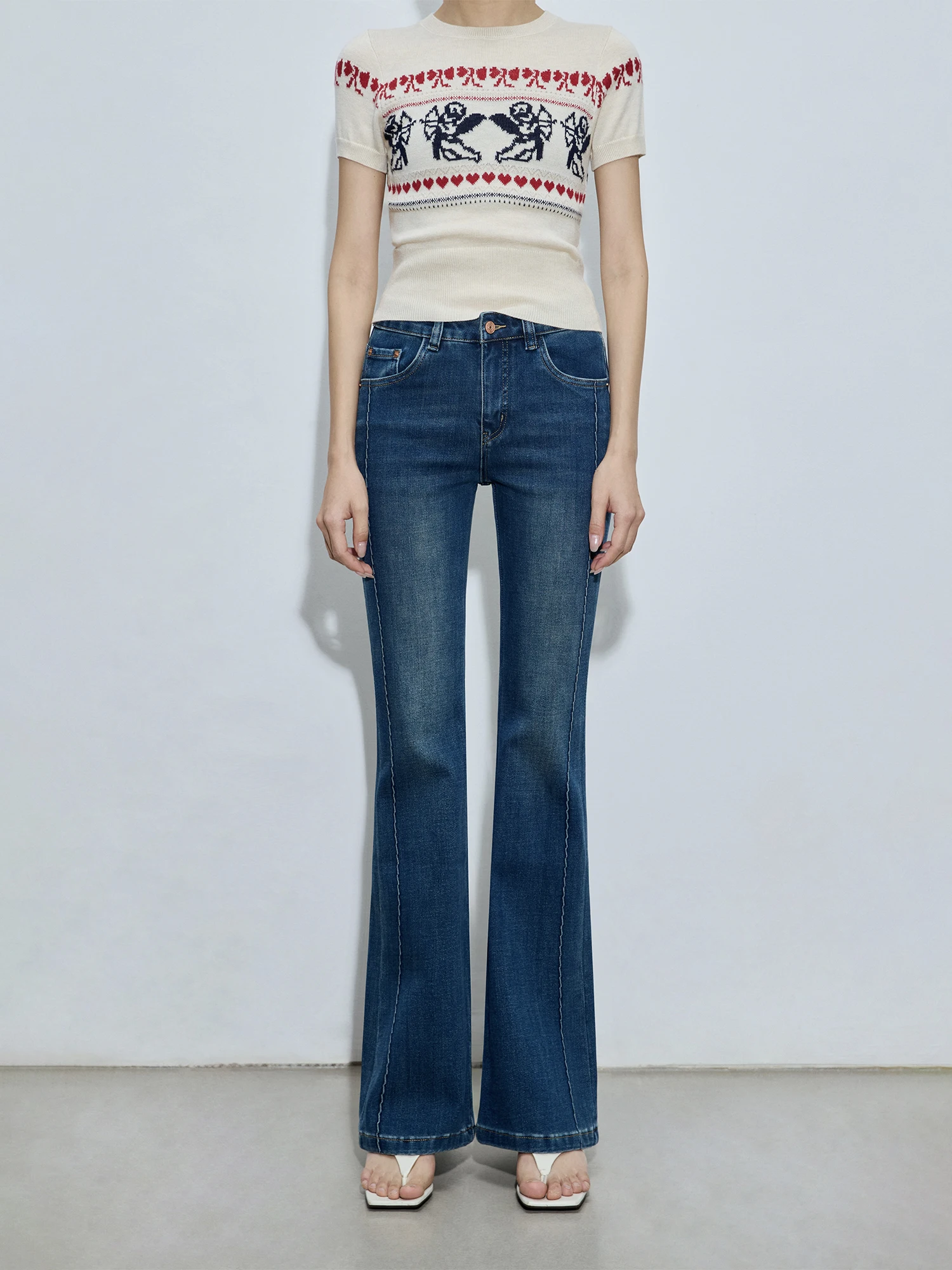 Женские облегающие джинсы Focus Plan с высокой талией, эластичный дизайн с четырьмя краями, повседневный дизайн из смеси хлопка, весенний сезон
Женские облегающие джинсы Focus Plan с высокой талией, эластичный дизайн с четырьмя краями, повседневный дизайн из смеси хлопка, весенний сезон