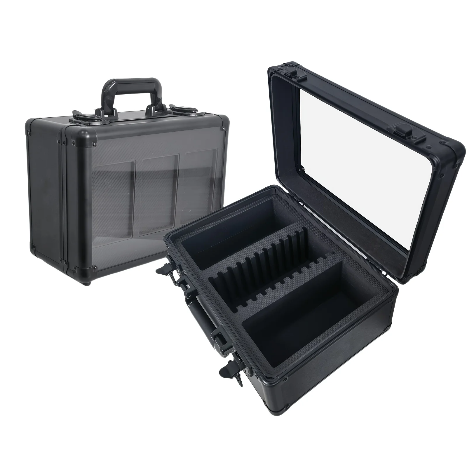 3-Row Card Storage Box Case with Transparent Cover for PSA Graded Slabs - Sports Card Holder Organizer for Trading Cards
3-Row Card Storage Box Case with Transparent Cover for PSA Graded Slabs - Sports Card Holder Organizer for Trading Cards