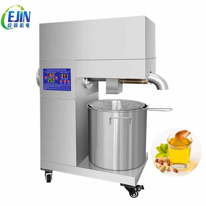 EJIN Stainless Steel Automatic Small Household Home Use Oil Extraction Making Machine Sesame Peanut Soybean Oil Press Machine
EJIN Stainless Steel Automatic Small Household Home Use Oil Extraction Making Machine Sesame Peanut Soybean Oil Press Machine
