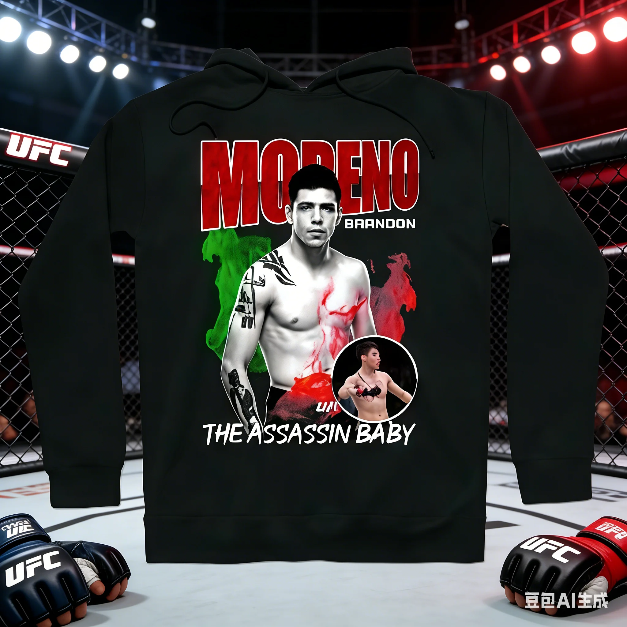 Худи UFC Brandon Moreno 2026, осенне-зимняя, из чистого хлопка, с принтом, дышащая, повседневная, унисекс
Худи UFC Brandon Moreno 2026, осенне-зимняя, из чистого хлопка, с принтом, дышащая, повседневная, унисекс