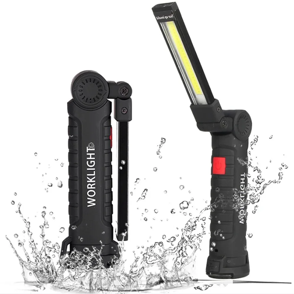 Car Repair LED Working Lamp Flashlight COB Torch Built-in Battery Flash Light Tail Magnet Portable USB Rechargeable Work Light
Car Repair LED Working Lamp Flashlight COB Torch Built-in Battery Flash Light Tail Magnet Portable USB Rechargeable Work Light