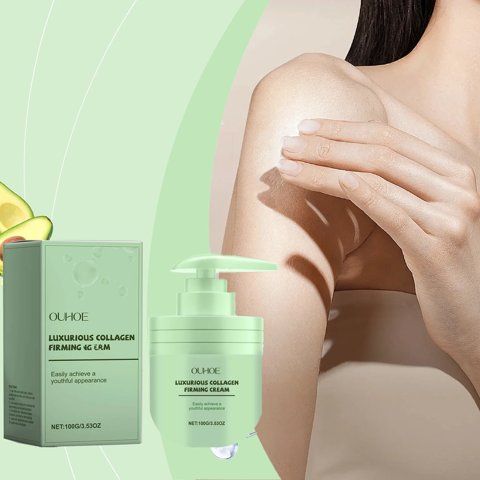 100g Collagen Peptide Cream Triple Barrier Moisture Shea Butter Rich Skin Density Enhancer Non-Greasy Silk Finish Vegan Skincare
100g Collagen Peptide Cream Triple Barrier Moisture Shea Butter Rich Skin Density Enhancer Non-Greasy Silk Finish Vegan Skincare
