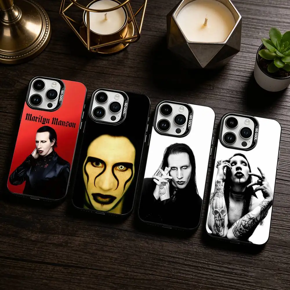 Singer M-Marilyn Manson Phone Case For iPhone 17,16,15,14,13,12,11 Plus,Pro Max,XS,Colored silver phone case
Singer M-Marilyn Manson Phone Case For iPhone 17,16,15,14,13,12,11 Plus,Pro Max,XS,Colored silver phone case