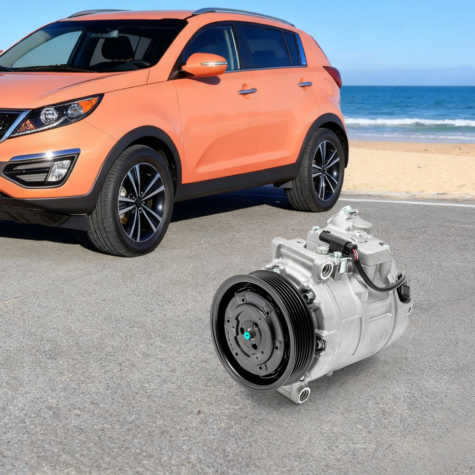 AC Compressor, A/C Compressor, Air Conditioning Compressor, 12V 6-Groove With Clutch CNC Durable Direct Replacement for Vehicle Cooling
AC Compressor, A/C Compressor, Air Conditioning Compressor, 12V 6-Groove With Clutch CNC Durable Direct Replacement for Vehicle Cooling