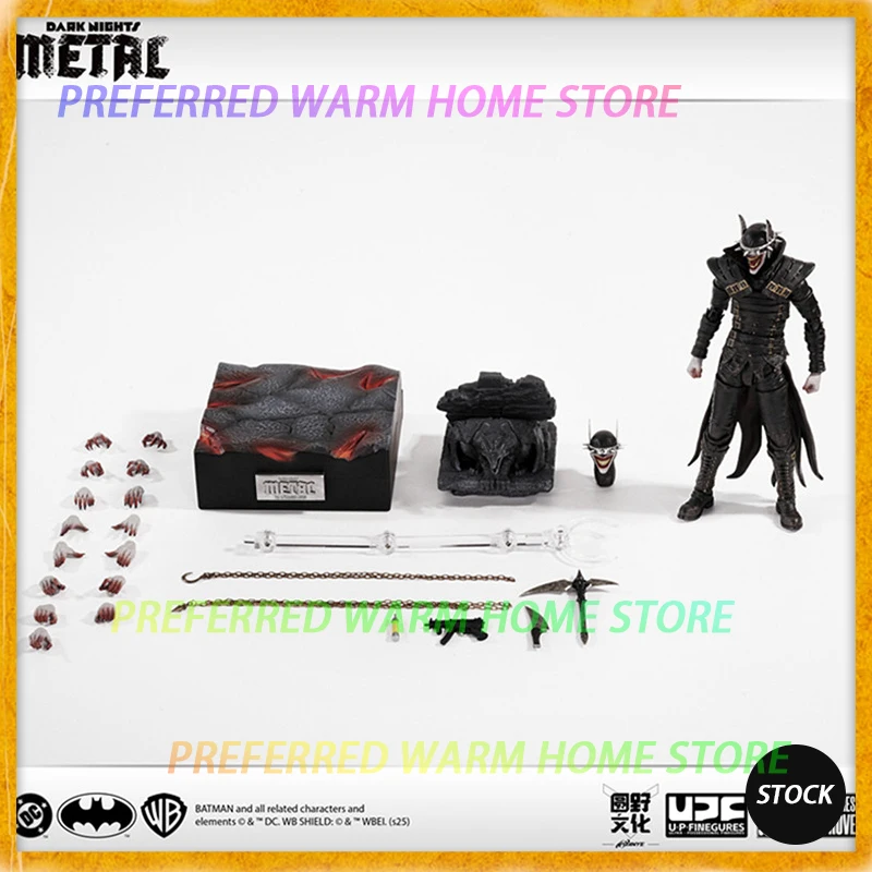 В наличии Оригинальная подвижная фигурка LPZZ LIANGPINZHIZAO Бэтмен, который смеется, масштаб 1/12, DARK NIGHTS METAL BATMAN WHO LAUGHS
В наличии Оригинальная подвижная фигурка LPZZ LIANGPINZHIZAO Бэтмен, который смеется, масштаб 1/12, DARK NIGHTS METAL BATMAN WHO LAUGHS