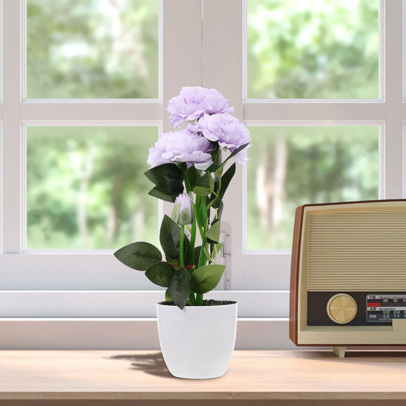 Artificial Peony Bonsai Fake Potted Plant For Home Office Decor Simulation Green Plants Indoor Table Ornament Wedding Party
Artificial Peony Bonsai Fake Potted Plant For Home Office Decor Simulation Green Plants Indoor Table Ornament Wedding Party