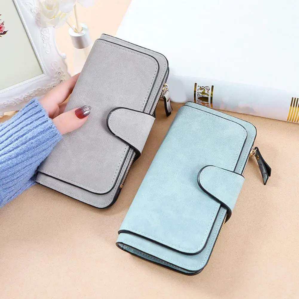 Women Long Wallet Large Capacity Wallet with Zipper Pocket 16 Card Slots ID Window Faux Leather Travel Clutch Wallet for Cash
Women Long Wallet Large Capacity Wallet with Zipper Pocket 16 Card Slots ID Window Faux Leather Travel Clutch Wallet for Cash