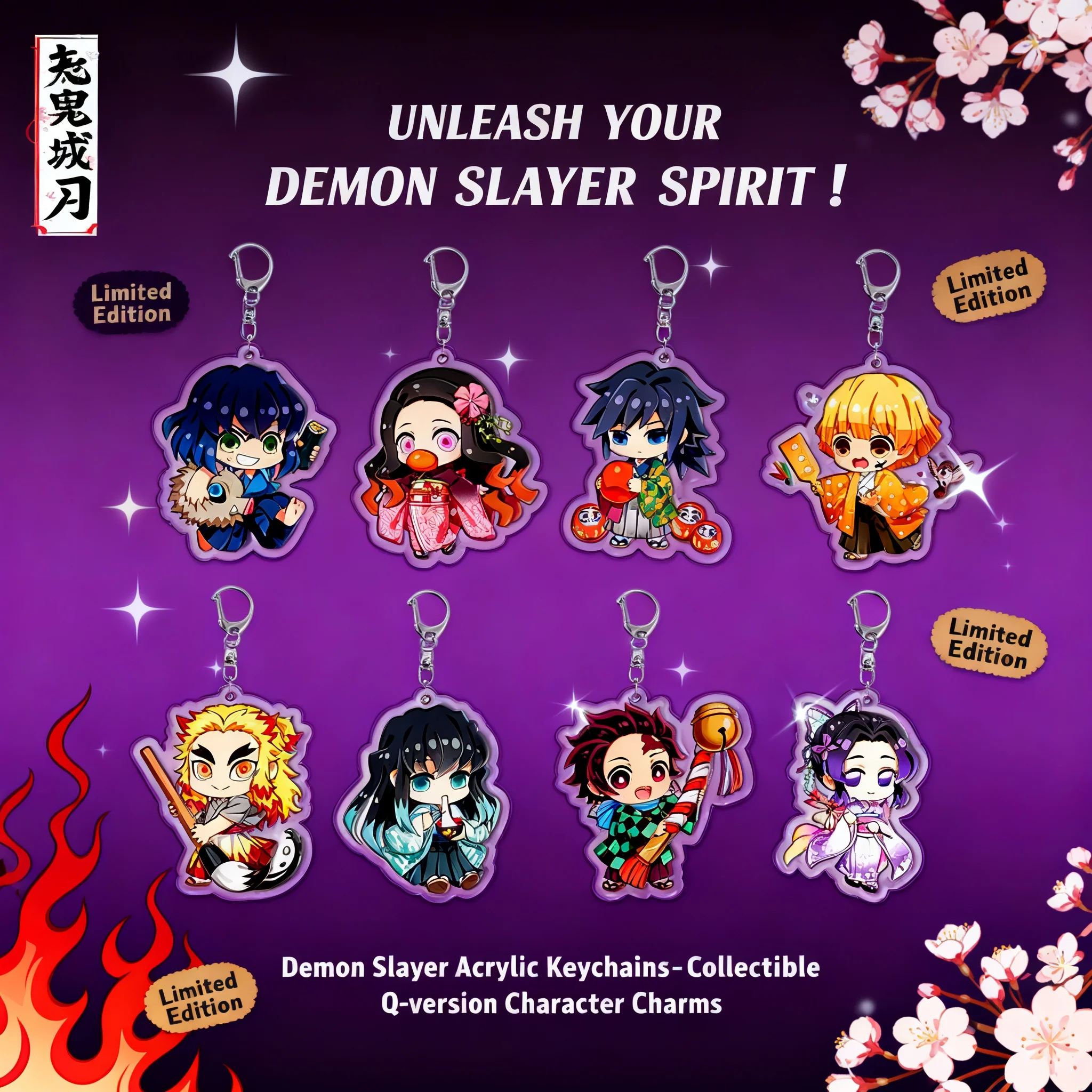 Demon Slayer Kimetsu no Yaiba Kamado Tanjiro Nezuko Acrylic Keychain Anime Merchandise Cosplay Gift Collection Limited Edition
Demon Slayer Kimetsu no Yaiba Kamado Tanjiro Nezuko Acrylic Keychain Anime Merchandise Cosplay Gift Collection Limited Edition