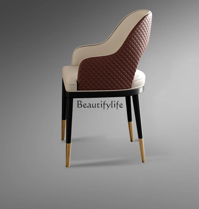 Italian-Style Light Luxury Leather Dining Chair Home Backrest Balcony Tea Table Negotiation Chair
Italian-Style Light Luxury Leather Dining Chair Home Backrest Balcony Tea Table Negotiation Chair