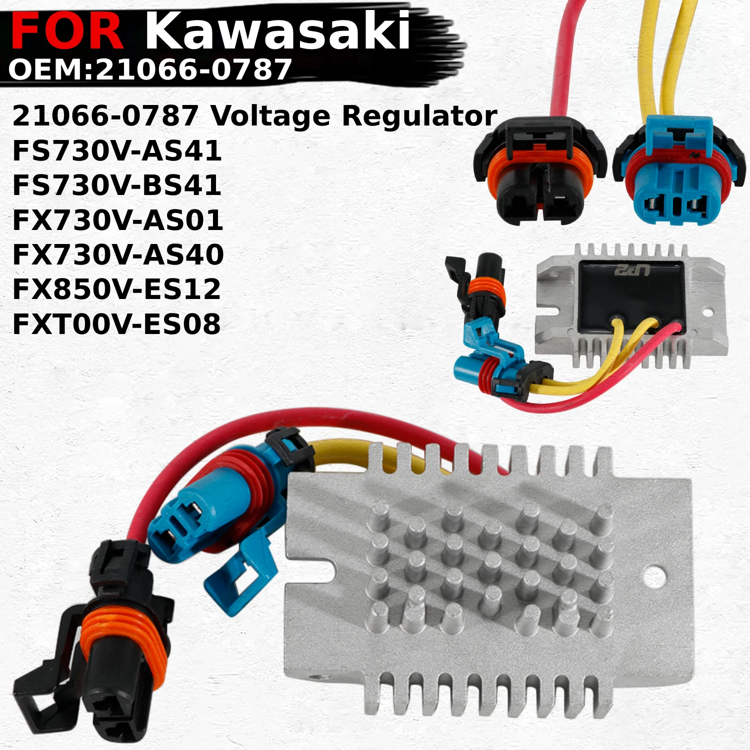 Fits for Kawasaki 21066-0787 Voltage Regulator FS730V FX730V FXT00V FX850V OEM:21066-0787 Motorcycle Voltage Regulator Rectifier
Fits for Kawasaki 21066-0787 Voltage Regulator FS730V FX730V FXT00V FX850V OEM:21066-0787 Motorcycle Voltage Regulator Rectifier