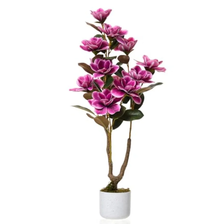 3 FT Orchid Artificial Tree with White Pot, 37.4inch Tall Pink Fake Orchid Flowers Faux Orchid Plants Tree with Lifelike Flower
3 FT Orchid Artificial Tree with White Pot, 37.4inch Tall Pink Fake Orchid Flowers Faux Orchid Plants Tree with Lifelike Flower