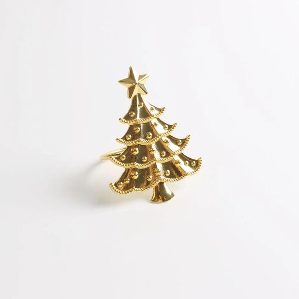3Pcs Christmas Tree Star Napkin Rings Metal Napkin Holders Classic Xmas Celebration Table Decoration Dinner Buckles
3Pcs Christmas Tree Star Napkin Rings Metal Napkin Holders Classic Xmas Celebration Table Decoration Dinner Buckles