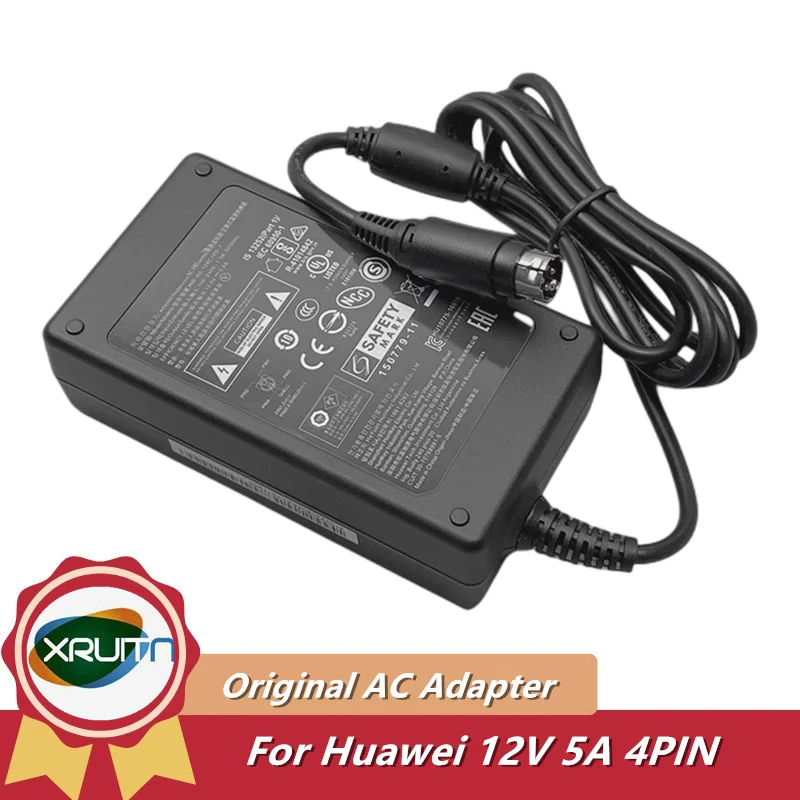 Оригинальное зарядное устройство переменного тока HW-60-12AC14D-1, 12 В, 5 А, 60 Вт, 4 контакта, для HUAWEI VPC620 600, блок питания для видеоконференций
Оригинальное зарядное устройство переменного тока HW-60-12AC14D-1, 12 В, 5 А, 60 Вт, 4 контакта, для HUAWEI VPC620 600, блок питания для видеоконференций