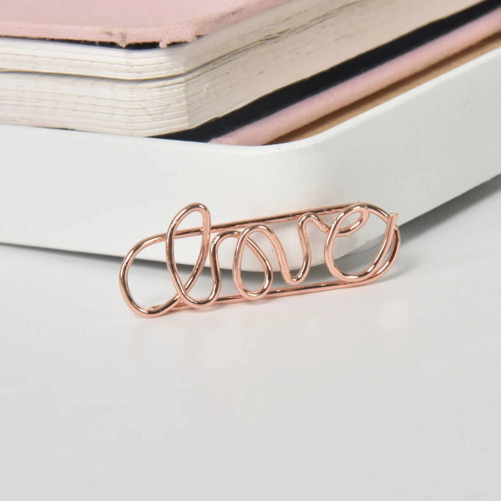 30Pcs Premium Metal and Plastic Paper Clips Rose Gold Cartoon Style Non-Scratch Strong Hold Decorative Clips for Office Home
30Pcs Premium Metal and Plastic Paper Clips Rose Gold Cartoon Style Non-Scratch Strong Hold Decorative Clips for Office Home