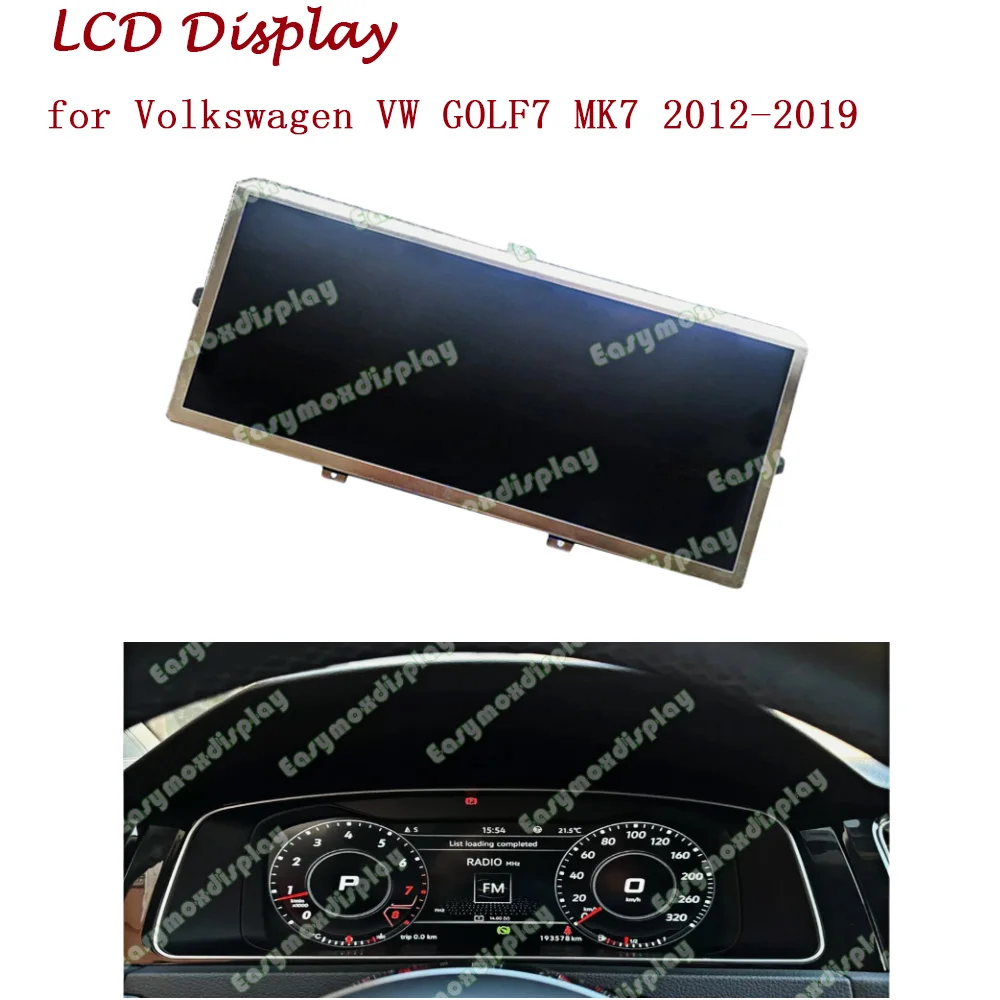 12.3 Inch LCD Display for Volkswagen VW GOLF7 MK7 2012-2019 Digital Gauge Cluster Speedometer Repair Parts 5G1920740B 5G1920856C
12.3 Inch LCD Display for Volkswagen VW GOLF7 MK7 2012-2019 Digital Gauge Cluster Speedometer Repair Parts 5G1920740B 5G1920856C