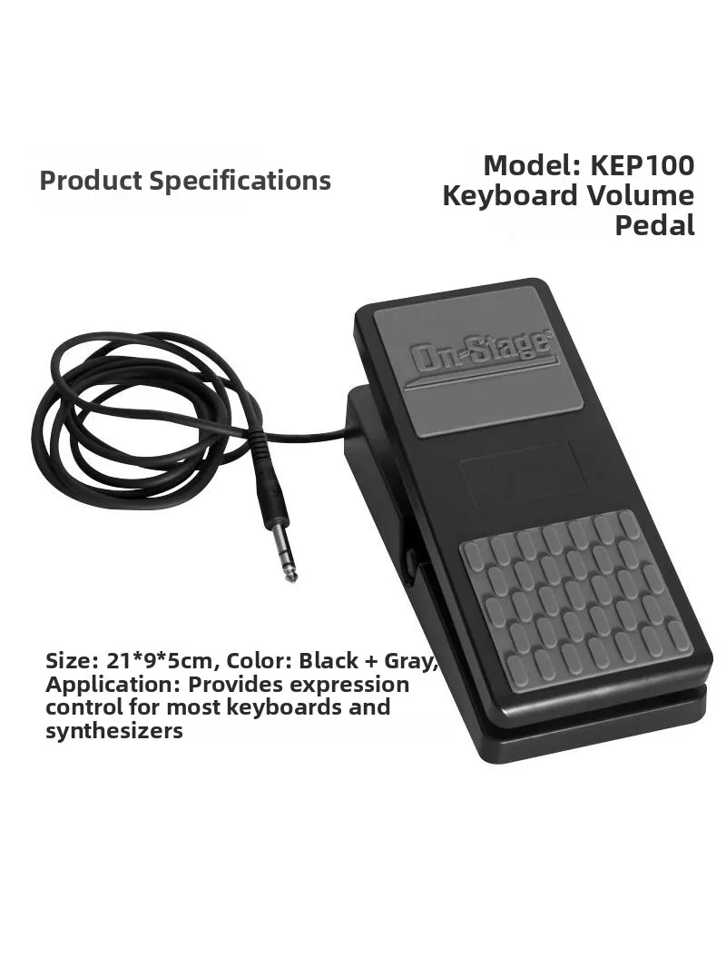 on Stage Universal Volume Exprion Pedal KEP00 Anti-Slip Durable Piano Electronic Organ Sound Volume Foot Pedal
on Stage Universal Volume Exprion Pedal KEP00 Anti-Slip Durable Piano Electronic Organ Sound Volume Foot Pedal