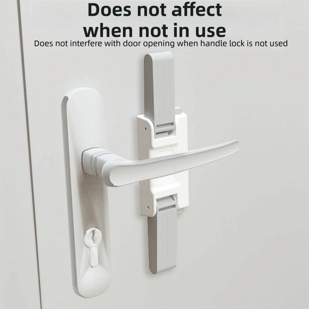 No Drilling Installation Child Safety Door Handle Lock ABS No Tools Needed Toddler Proof Safety Lock Multi-functional
No Drilling Installation Child Safety Door Handle Lock ABS No Tools Needed Toddler Proof Safety Lock Multi-functional