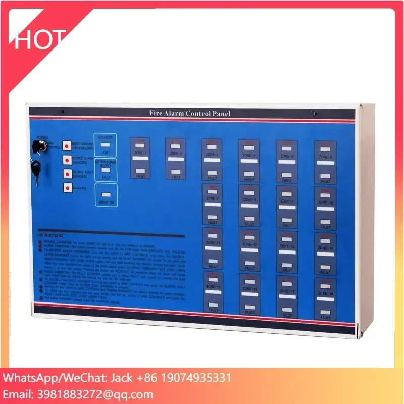 High Quality 2-18 Zones Conventional Fire Alarm System Control Panel
High Quality 2-18 Zones Conventional Fire Alarm System Control Panel