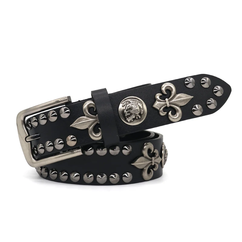 Vintage Real Cowskin Genuine Leather Belt Retro Punk Y2K Rivet Belt For Man Cowboy Male Designer Exclusive Strap For Jeans
Vintage Real Cowskin Genuine Leather Belt Retro Punk Y2K Rivet Belt For Man Cowboy Male Designer Exclusive Strap For Jeans