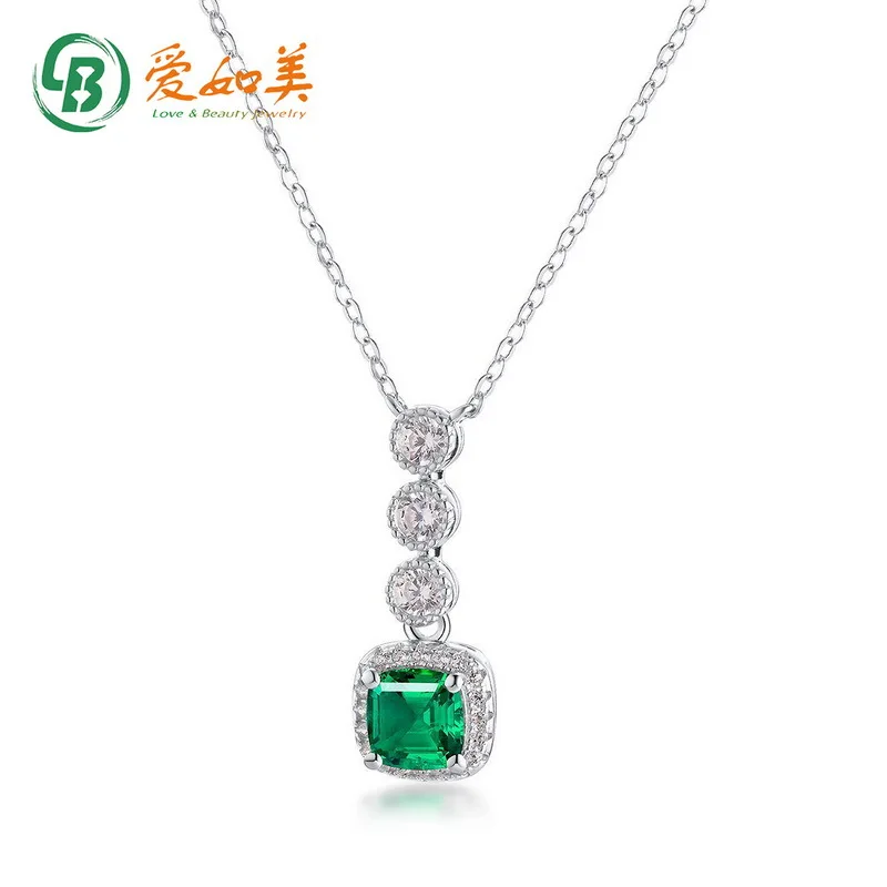 New 18K Gold PT950 Platinum Silver Plated 7-layer Gold Pendant, Cultivated Emerald Pendant, Collarbone Chain, Noble Temperament
New 18K Gold PT950 Platinum Silver Plated 7-layer Gold Pendant, Cultivated Emerald Pendant, Collarbone Chain, Noble Temperament