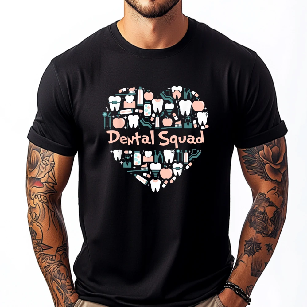 Dental Assistant Dental Squad Dental Hygiene Dentist Sports T Shirt Men Men's Shirts Memorial Day
Dental Assistant Dental Squad Dental Hygiene Dentist Sports T Shirt Men Men's Shirts Memorial Day